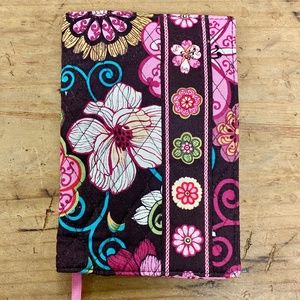 Vera Bradley Quilted Floral Travel Book Jacket Cover